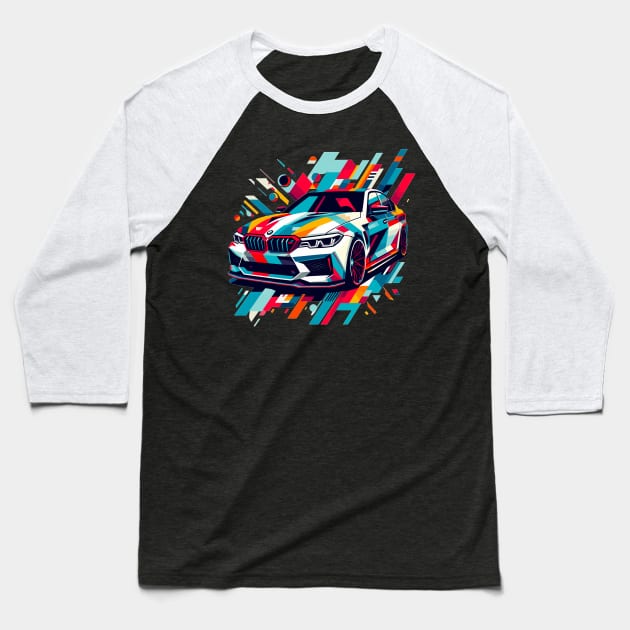 BMW M5 Baseball T-Shirt by Vehicles-Art